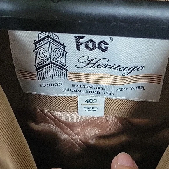 NWT London Fog Brown Double-Breasted Trench Coat - Picture 16 of 16